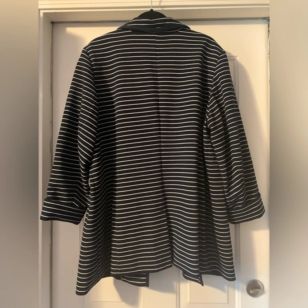 NWOT-Talbots women’s 2X striped jacket - Picture 7 of 8